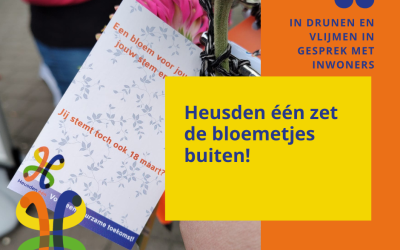 Heusden één zichtbaar: zet de bloemetjes buiten!