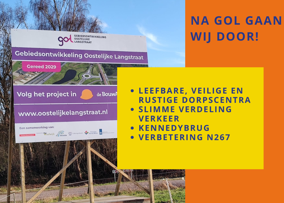 Na GOL gaan wij door!