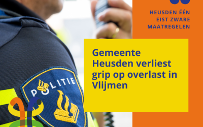 Gemeente Heusden verliest grip op overlast in Vlijmen: Heusden één is het zat!